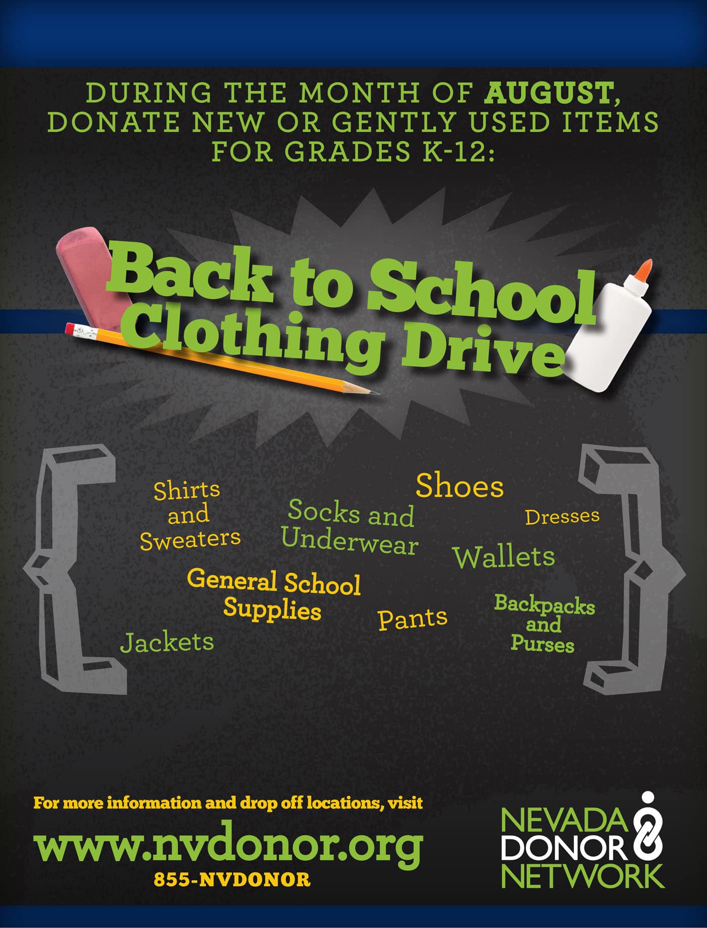 NDN Clothing Drive flyer small